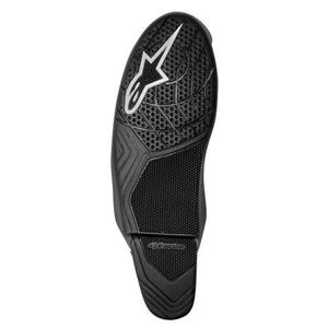 Talpă de ghete de motocicletă Alpinestars Supertech R alb-negru