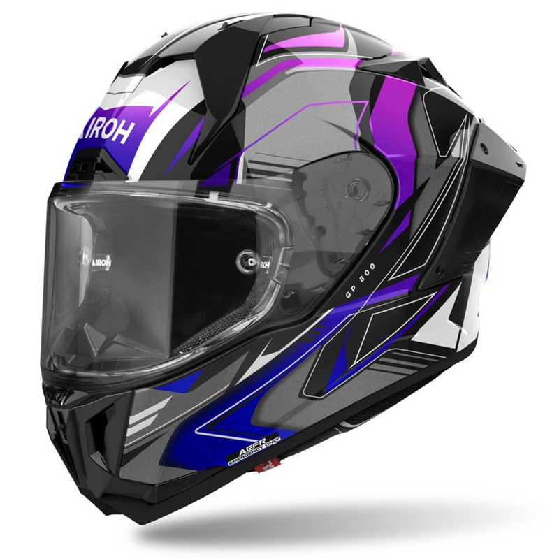 Casca integrala pentru motocicleta Airoh GP800 Must albastra