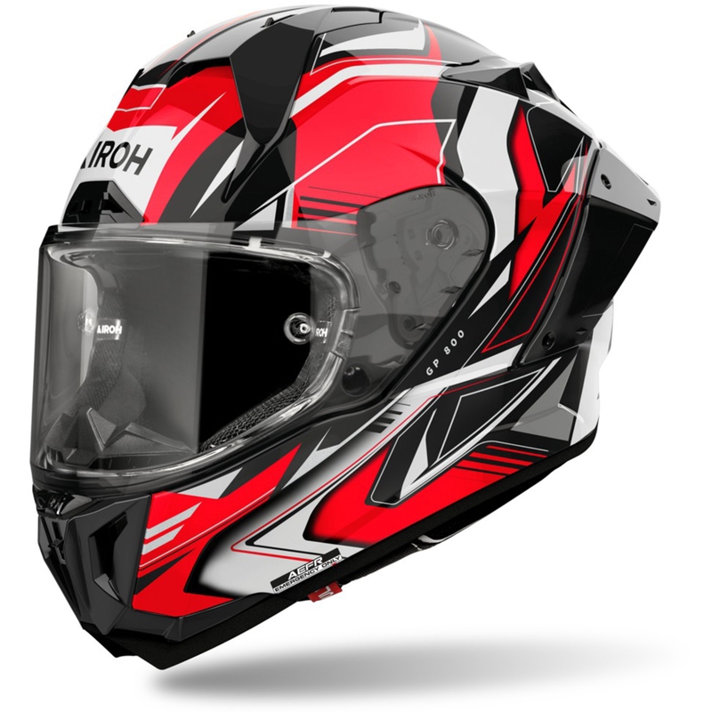 Casca integrala pentru motocicleta Airoh GP800 Must rosie