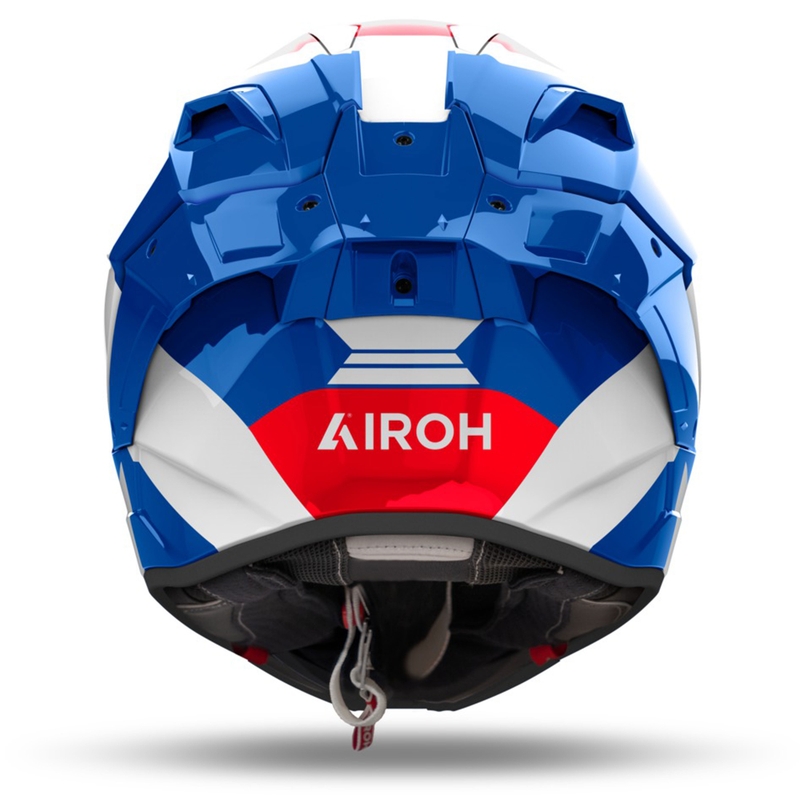 Casca integrală pentru motociclete Airoh GP800 Competition albastru-roșu