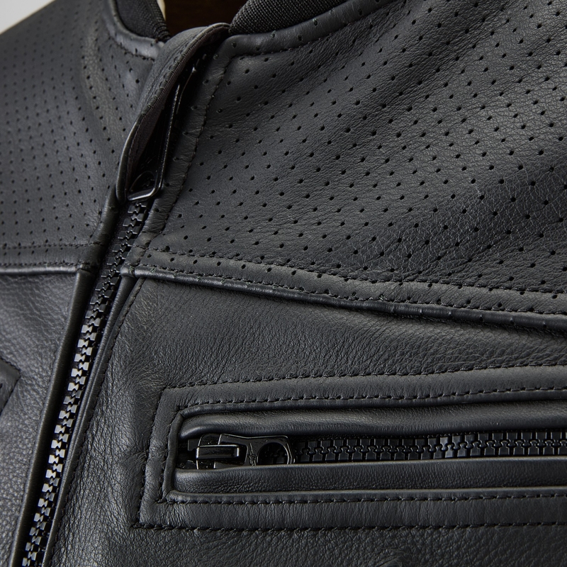 Vesta cu sistem airbag Alpinestars TECH-AIR®3 V2 LEATHER neagră