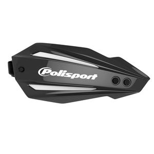 Handguard POLISPORT BULLIT FWA 8308600001 with universal mounting kit Black