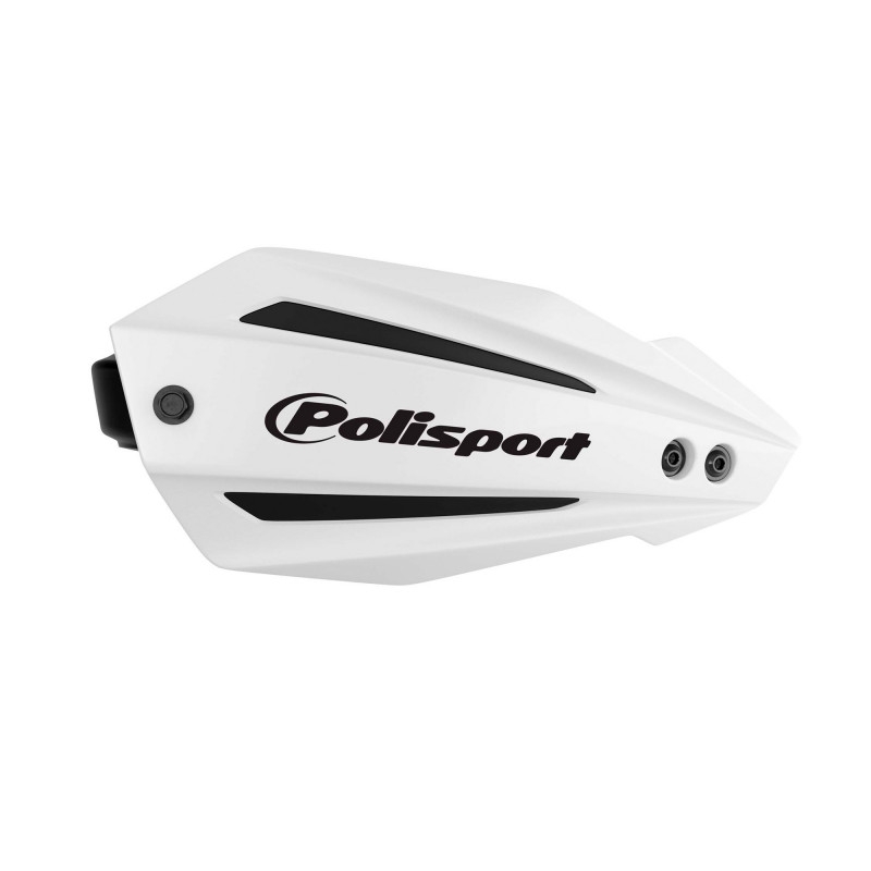 Handguard POLISPORT BULLIT FWA with universal mounting kit White