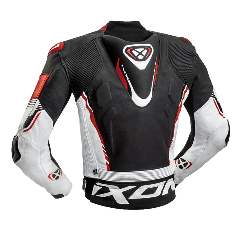 Jacheta de motociclete IXON Vortex 2 negru-alb-roșu lichidare