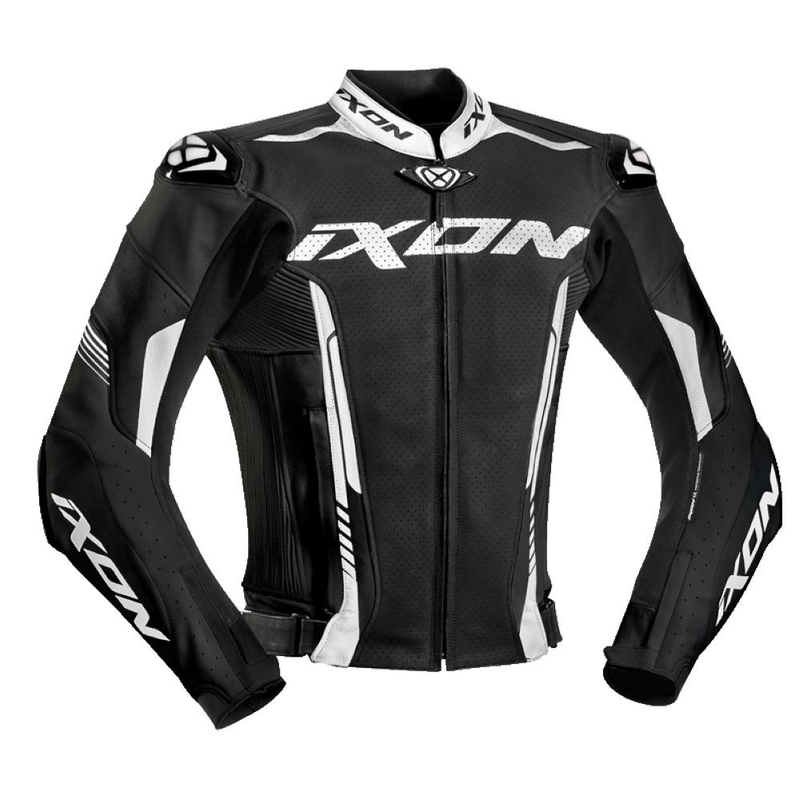 Jacheta de motociclete IXON Vortex 2 negru și alb lichidare