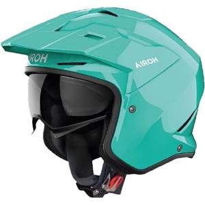 Casca moto trial Airoh Kombakt Color acvamarin