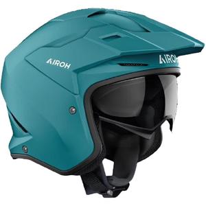 Casca moto trial Airoh Kombakt Culoare verde petrol