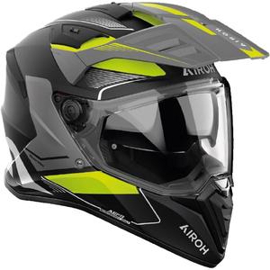Casca moto enduro Airoh Bandit Tune galben mat