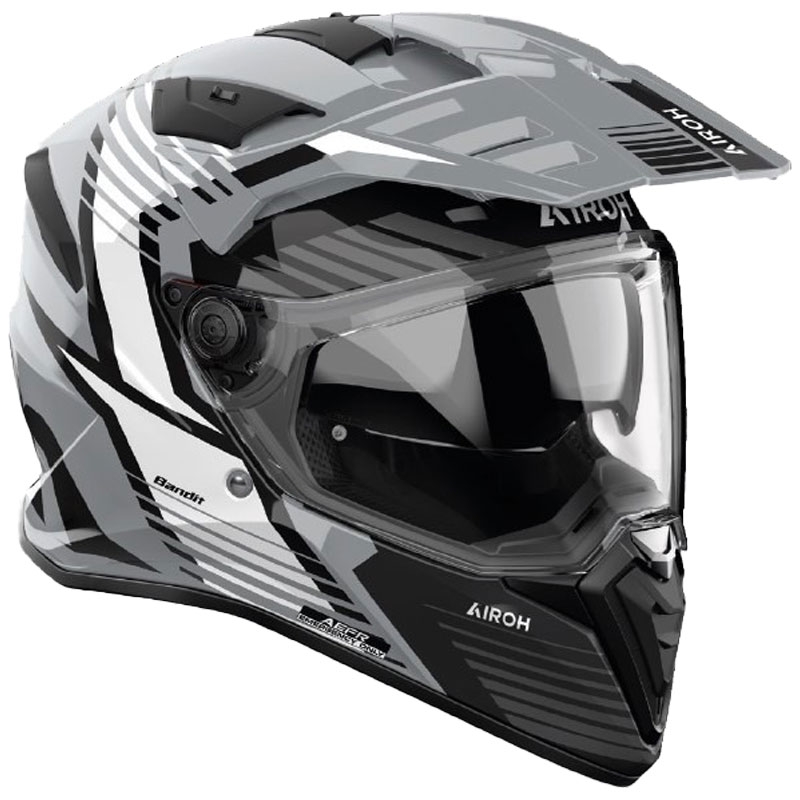 Casca moto enduro Airoh Bandit Spicy gri