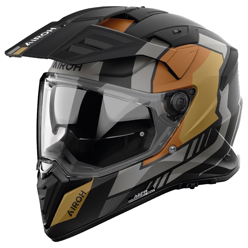 Casca Motocicleta Airoh Bandit Horn Enduro Aur Mat