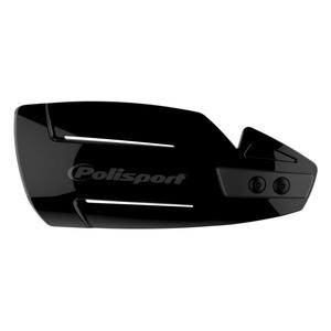 Handguard POLISPORT HAMMER 8307800002 with universal plastic mounting kit Negru