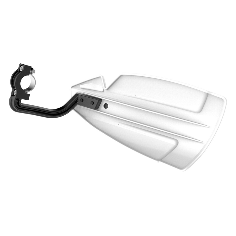 Handguard POLISPORT HAMMER with universal plastic mounting kit Galben