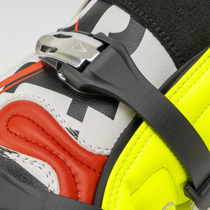 Cizme moto Stylmartin Impact Pro.2 alb-negru-galben fluo