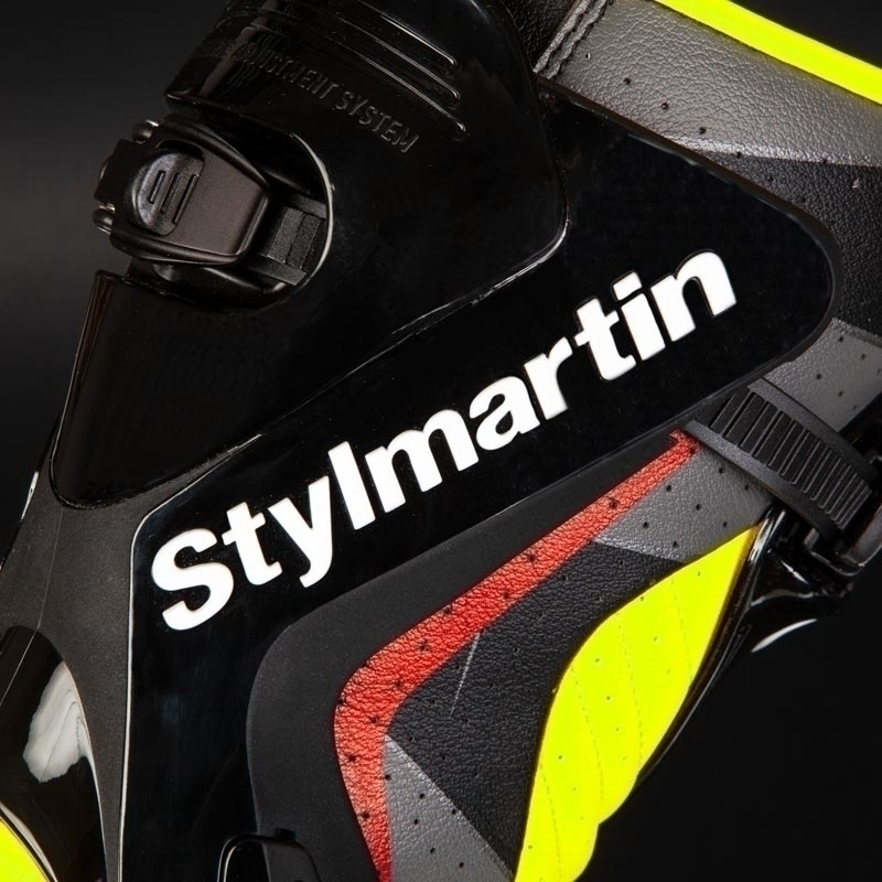 Ghete moto Stylmartin Stealth Evo Air negru-galben fluo