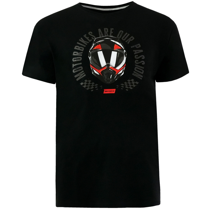 Tricou MotoZem Motocicletele sunt pasiunea noastră, negru