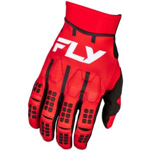 Mănuși de motocross FLY Racing Evolution DST roșu-alb-negru