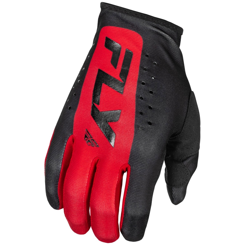 Mănuși motocross FLY Racing Lite negru-roșu