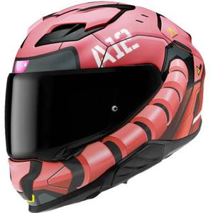 Casca moto integrala HJC F71 Zaku Bandai Namco MC1SF rosie