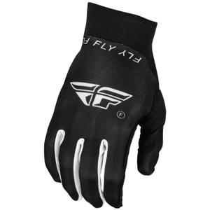 Mănuși de motocross FLY Racing ProLite alb-negru