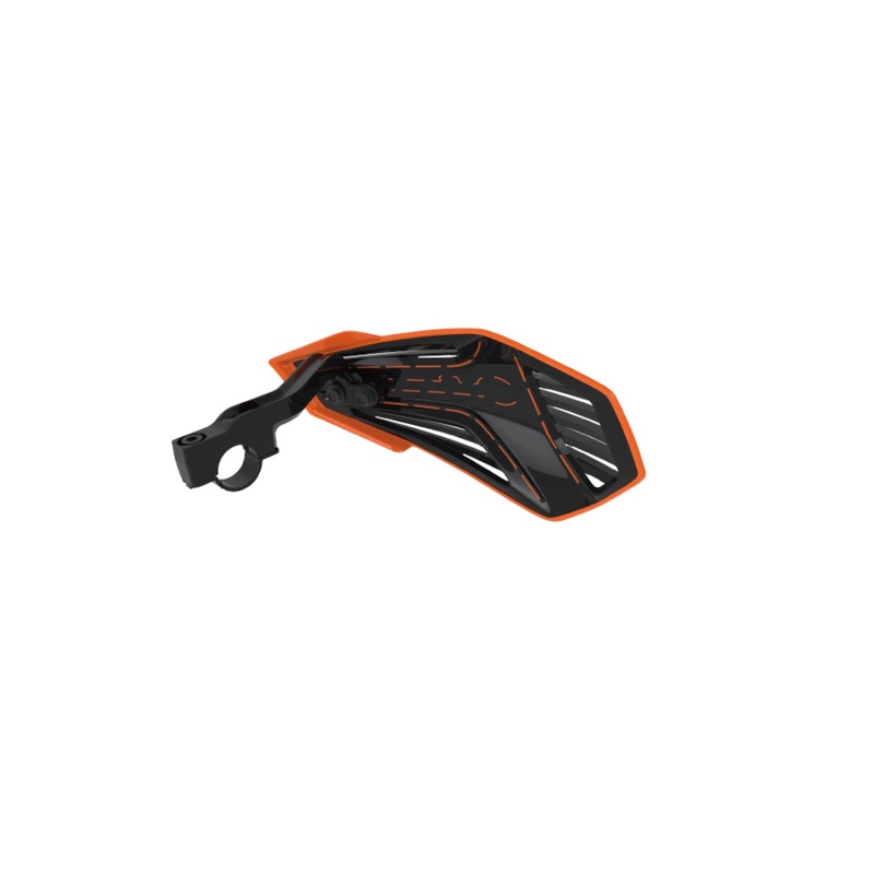 Handguard POLISPORT MX AIR with universal handlebar mounting kit ORK-16 / White lichidare