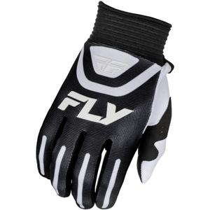 Mănuși de motocross FLY Racing F-16 alb-negru
