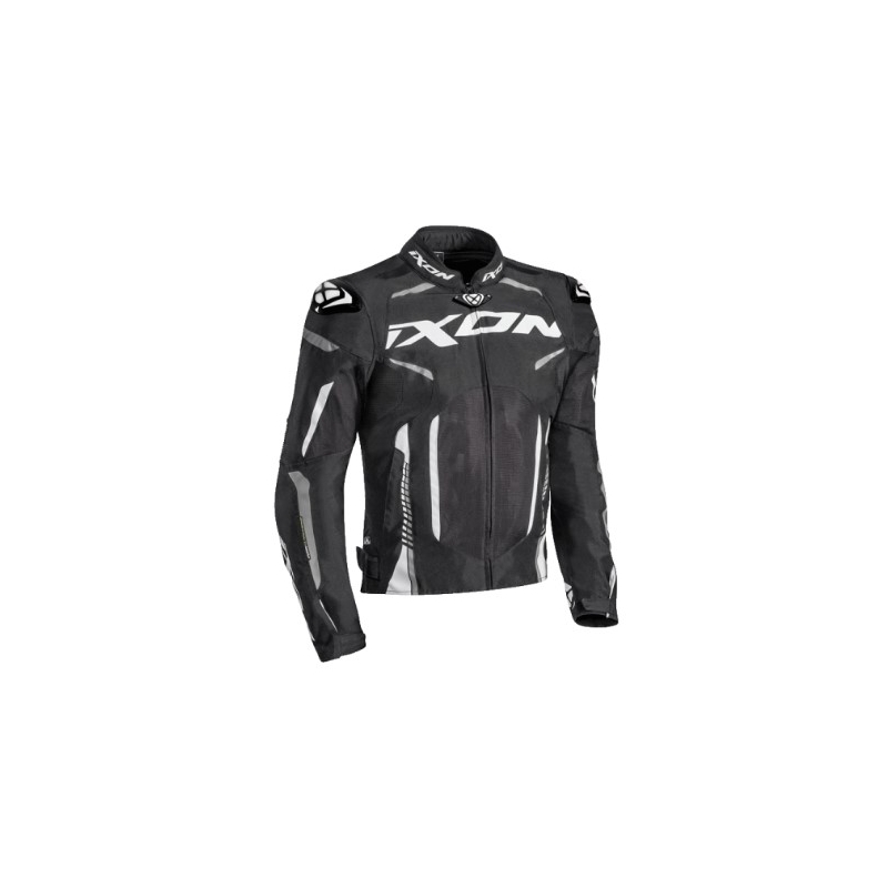 IXON Gyre negru și alb jachetă de motociclete lichidare