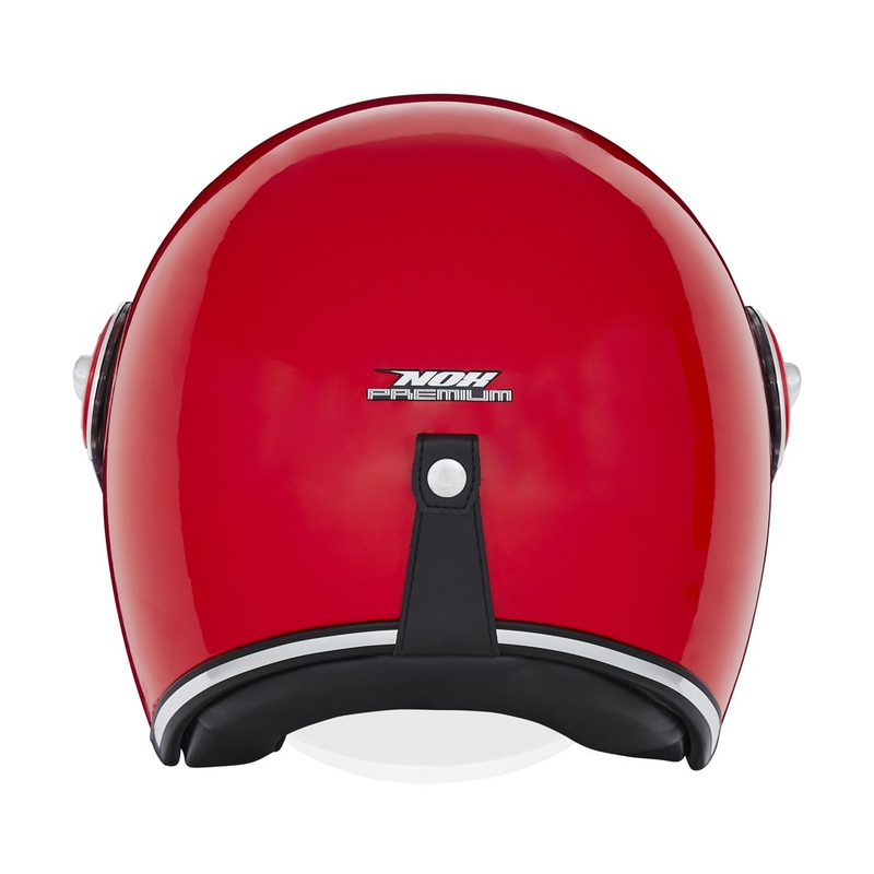 Casca de motociclete deschisa NOX PREMIUM Heritage rosie