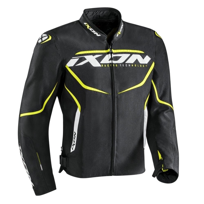 Jacheta de motociclete IXON Sprinter negru-galben lichidare
