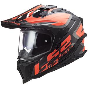 Casca Enduro LS2 MX701 Explorer Alter negru-portocaliu fluo-gri mat