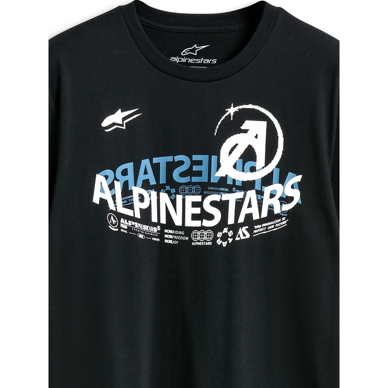 Tricou Alpinestars Semicircle CSF negru