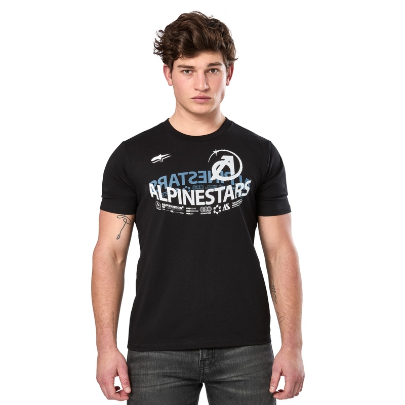 Tricou Alpinestars Semicircle CSF negru