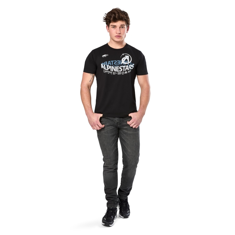 Tricou Alpinestars Semicircle CSF negru