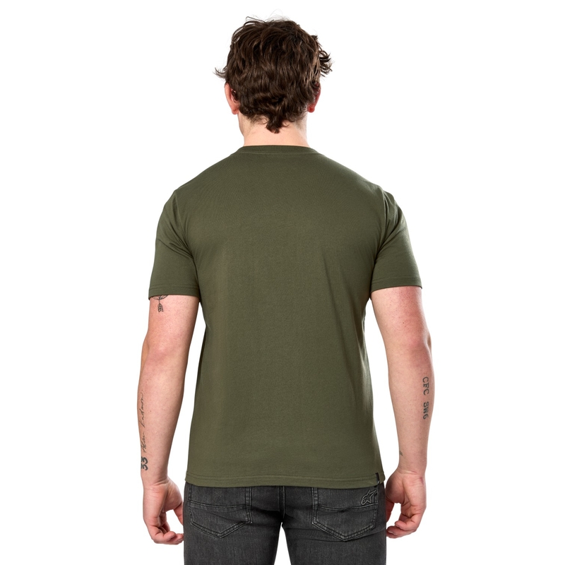 Tricou Alpinestars Semicircle CSF verde