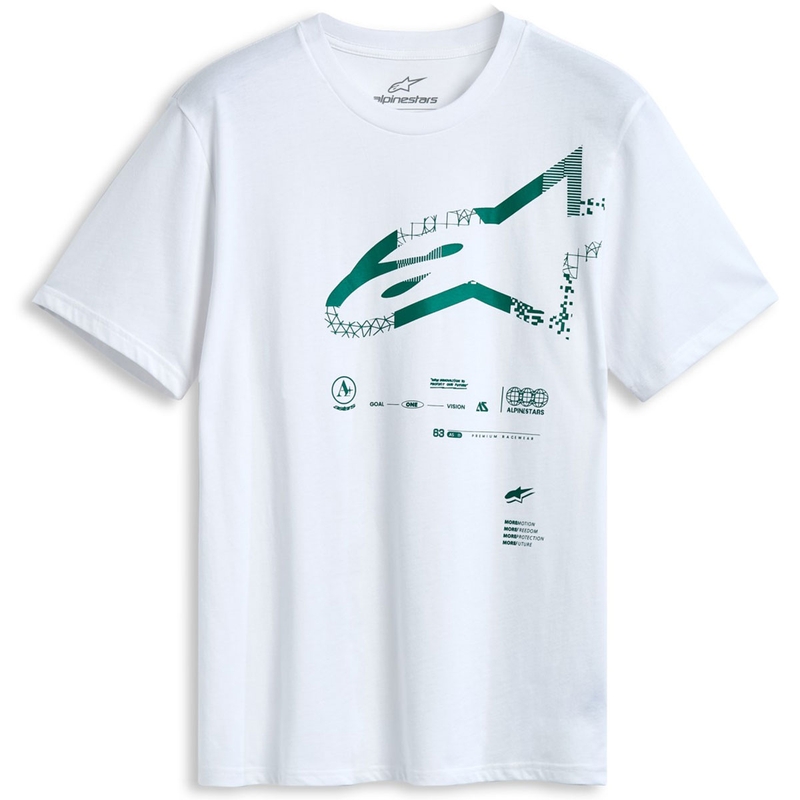 Tricou Alpinestars Geografica CSF alb