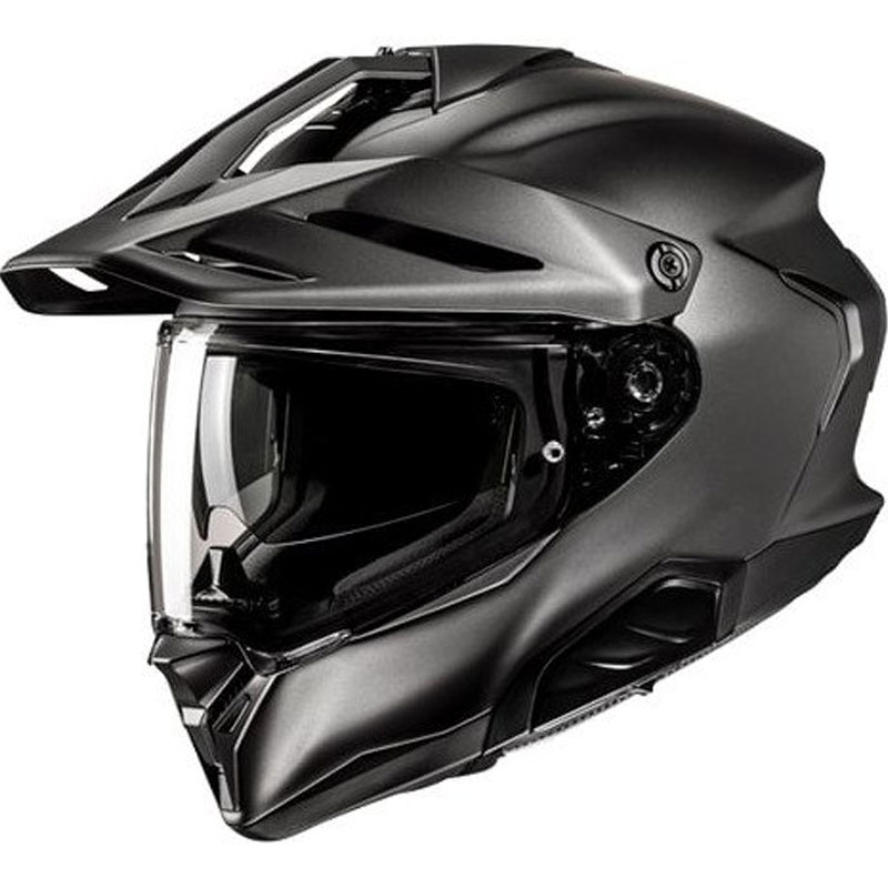 Casca moto enduro HJC RPHA 60 Solid Titan semiplat