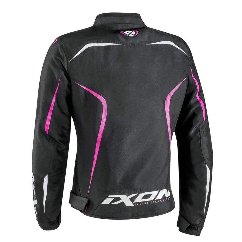 Jacheta de motociclete pentru femei IXON Sprinter negru și roz lichidare
