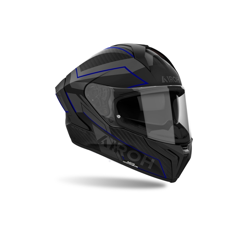 Casca moto integrala Airoh MATRYX Sentinel albastru mat