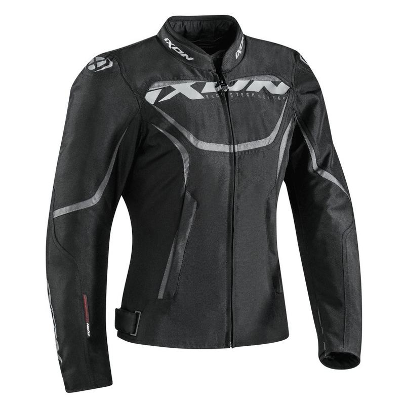 Jacheta de motociclete pentru femei IXON Sprinter negru-gri negru lichidare