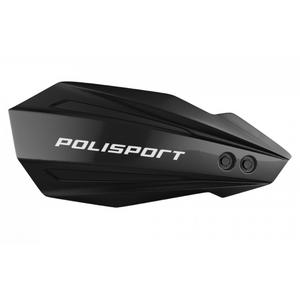 Handguard POLISPORT MX BULLIT 8308500051 BlacK/White with mounting system