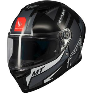 Casca moto integrala MT Stinger 2 Tron negru-gri