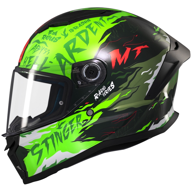 Casca moto integrala MT Stinger 2 Ardent verde