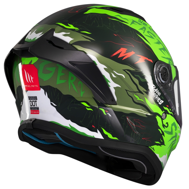 Casca moto integrala MT Stinger 2 Ardent verde