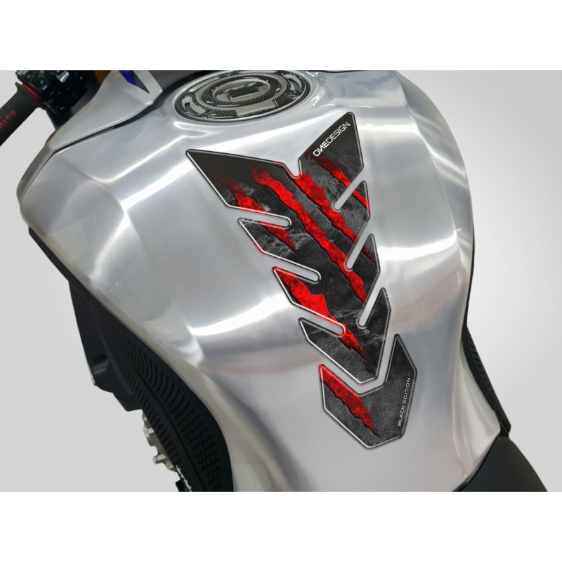 Autocolant rezervor de combustibil Print Black edition - Lava
