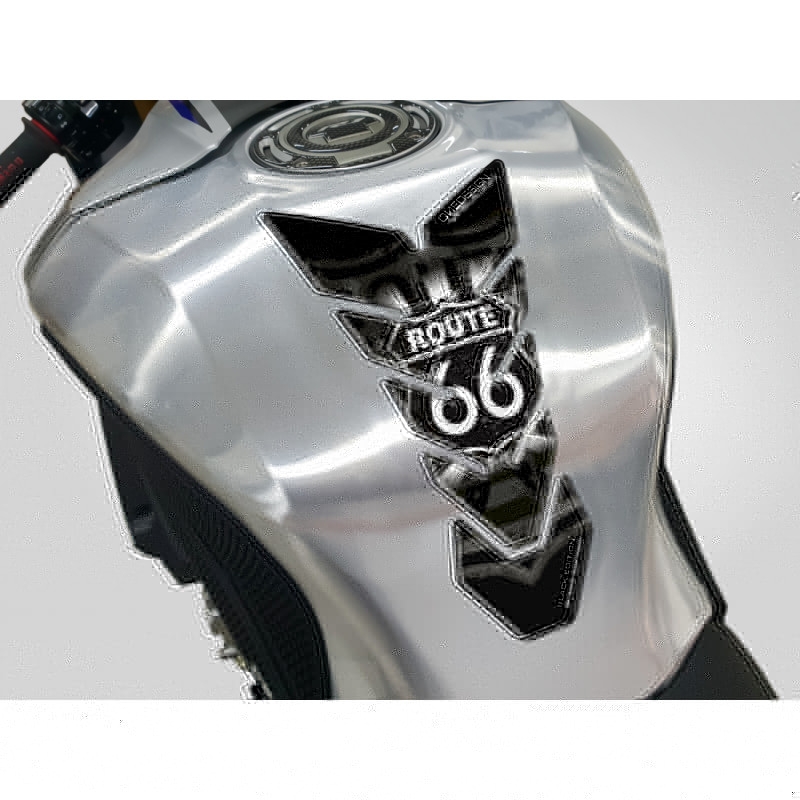 Autocolant rezervor de combustibil Print Black edition - Route 66