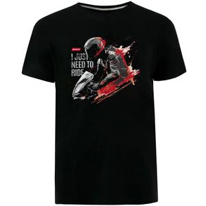 Tricou Motozem Trebuie doar să merg pe negru