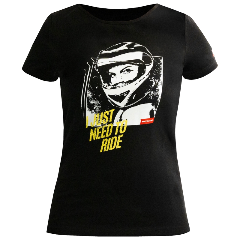 Tricou MotoZem Girl pentru femei, negru