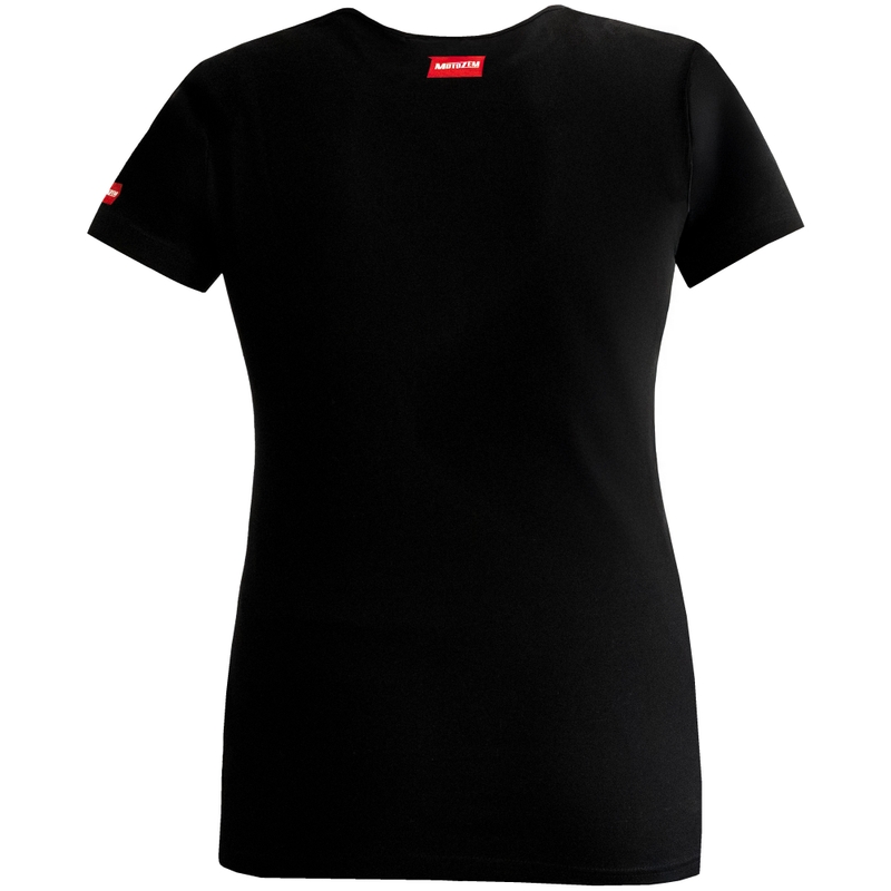 Tricou MotoZem Girl pentru femei, negru