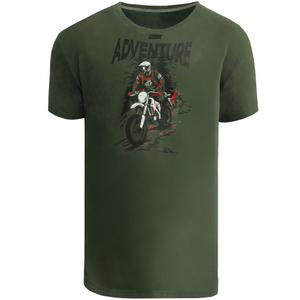Tricou Motozem Adventure verde