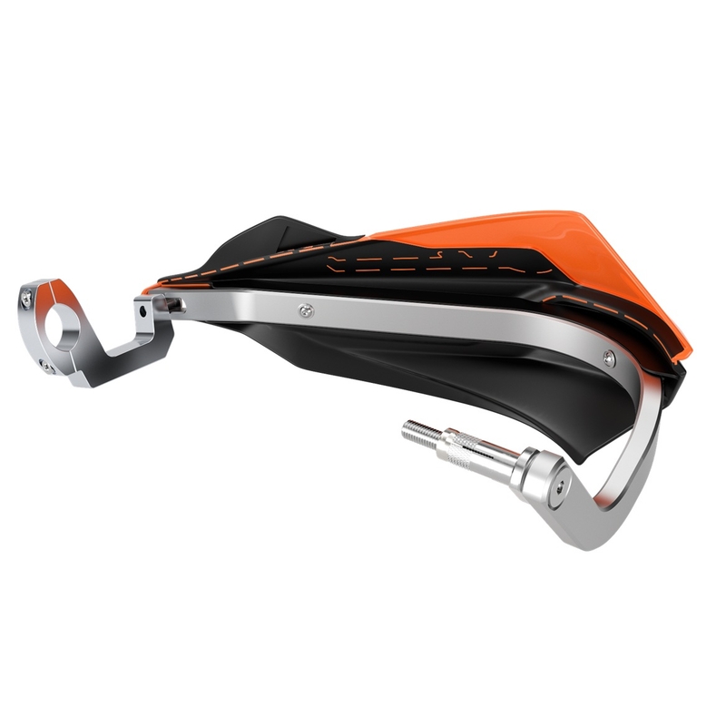 Handguard POLISPORT TRAIL BLAZER with universal mounting kit Nardo grey/black