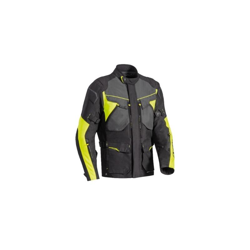 Jacheta de motociclete IXON Crosstour HP negru-galben lichidare